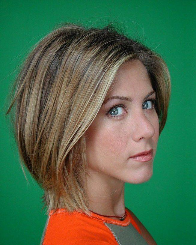 Jennifer Aniston layered bob hairstyle