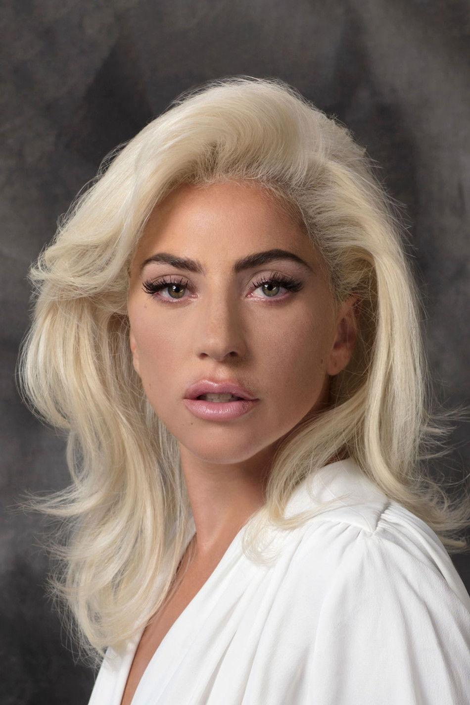 Lady Gaga awards red carpet portrait