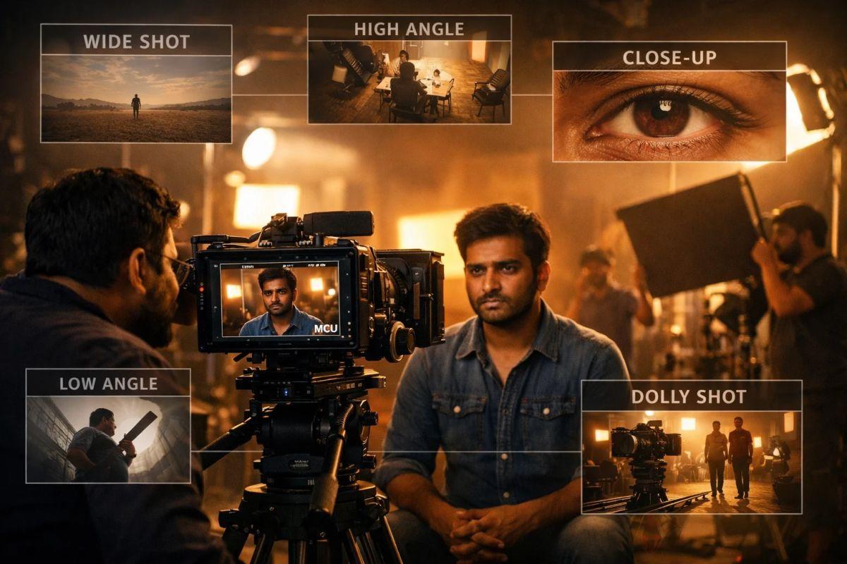 Film camera tricks changing actor height