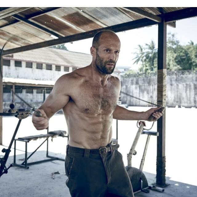 Action movie actor scene