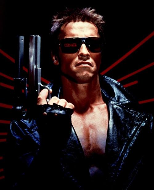 Arnold Schwarzenegger Terminator portrait