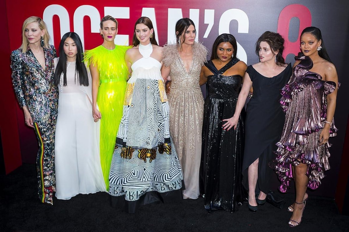 Female movie stars premiere