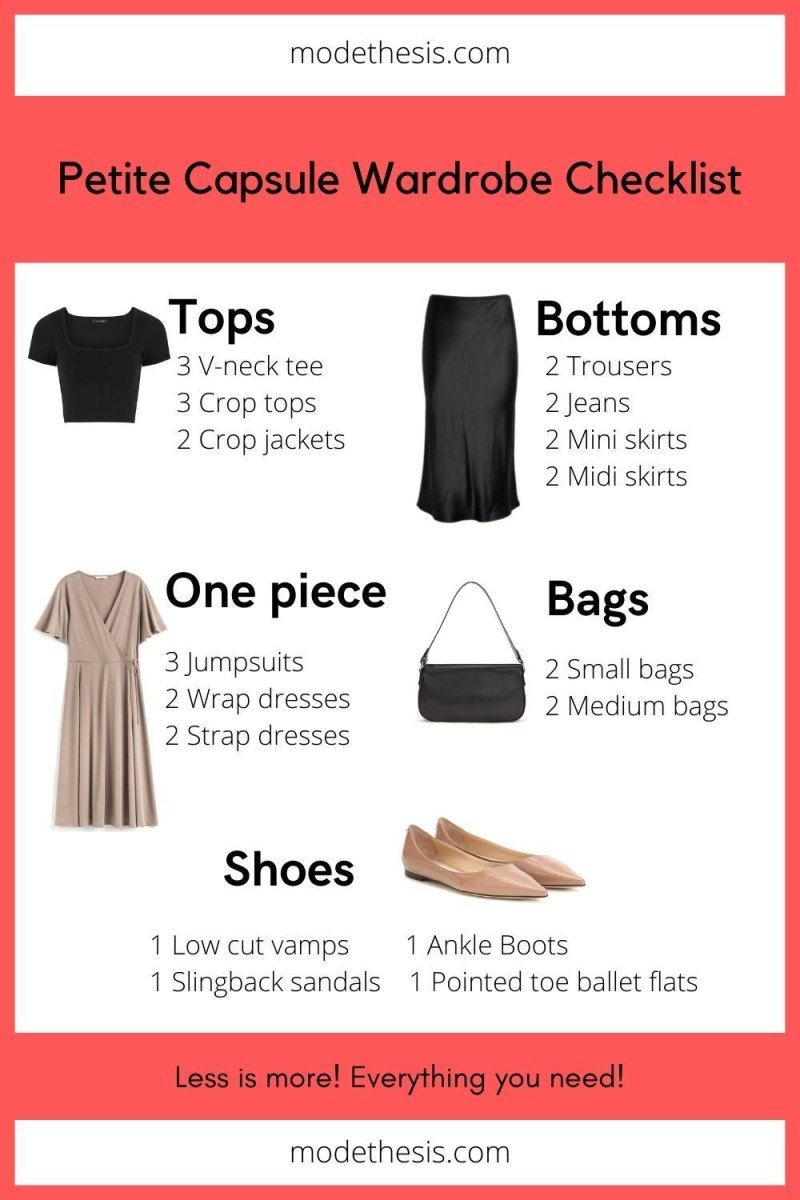 Petite capsule wardrobe pieces
