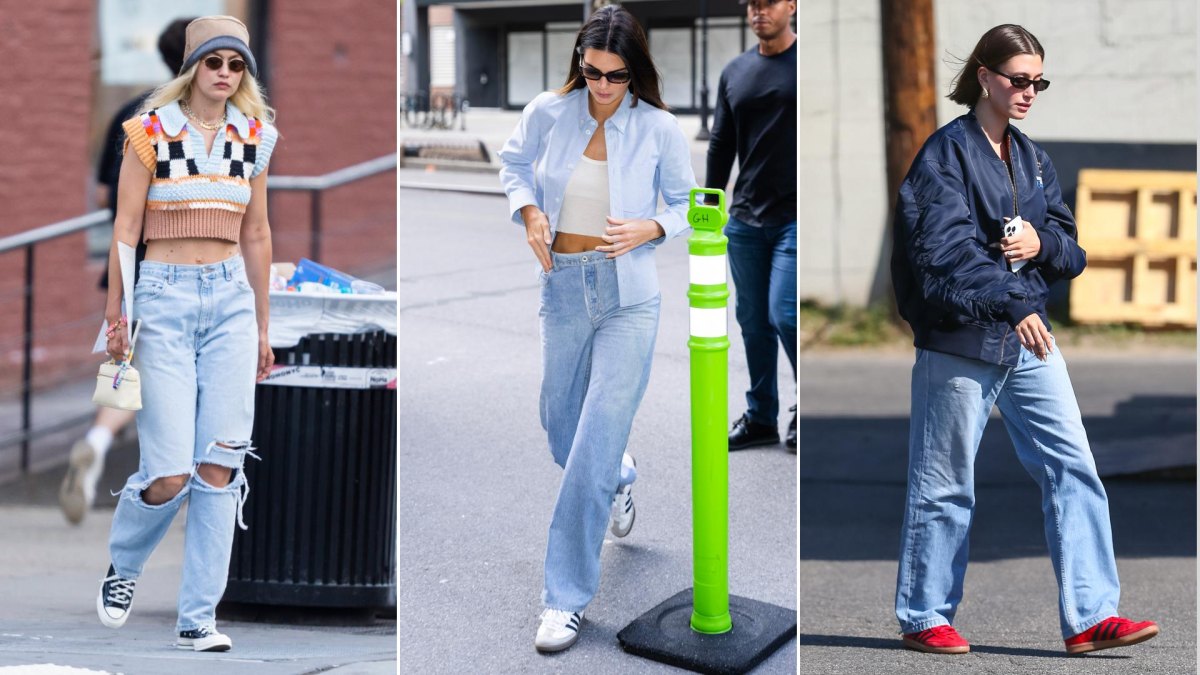 Celebrity casual outfit with sneakers