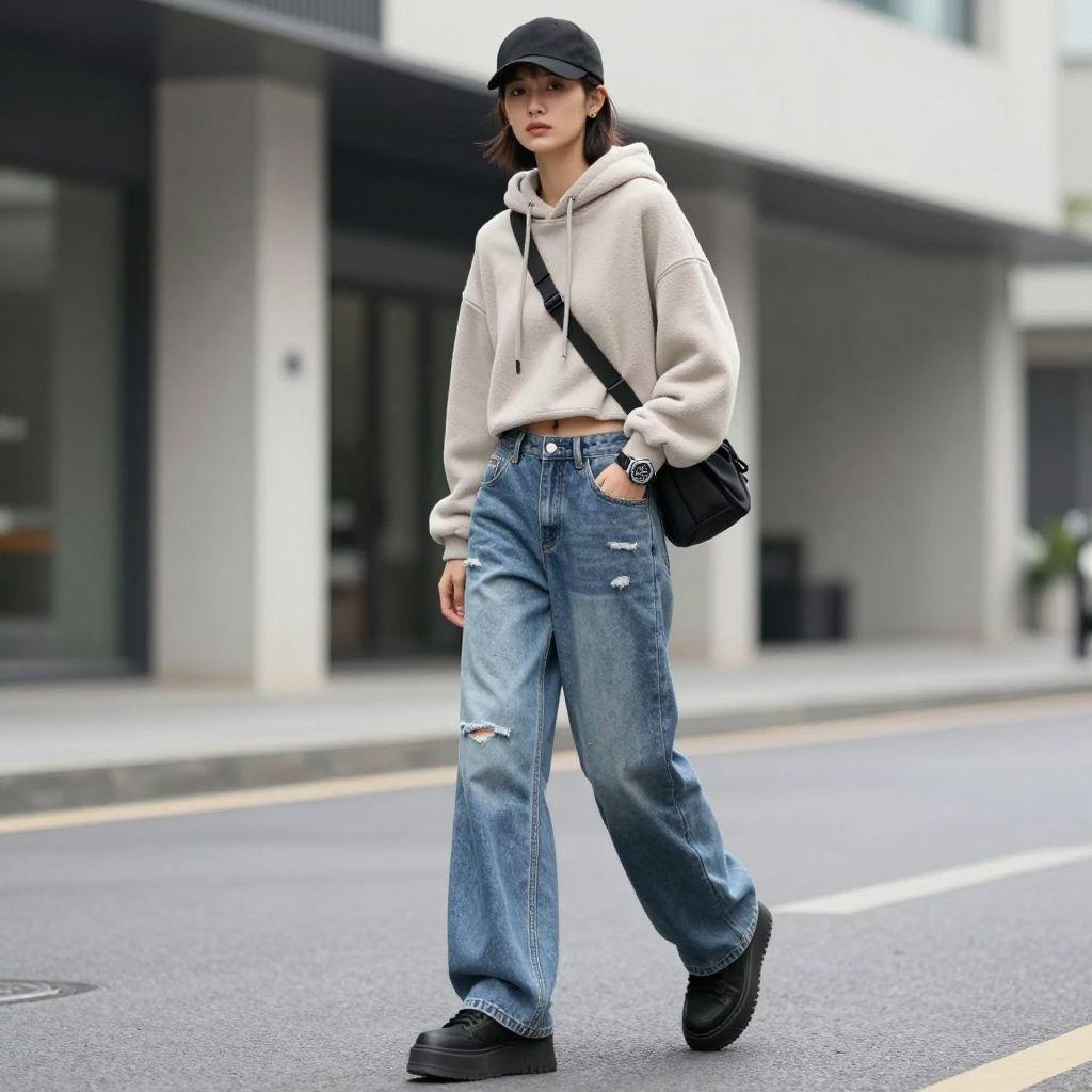 Casual streetwear outfit