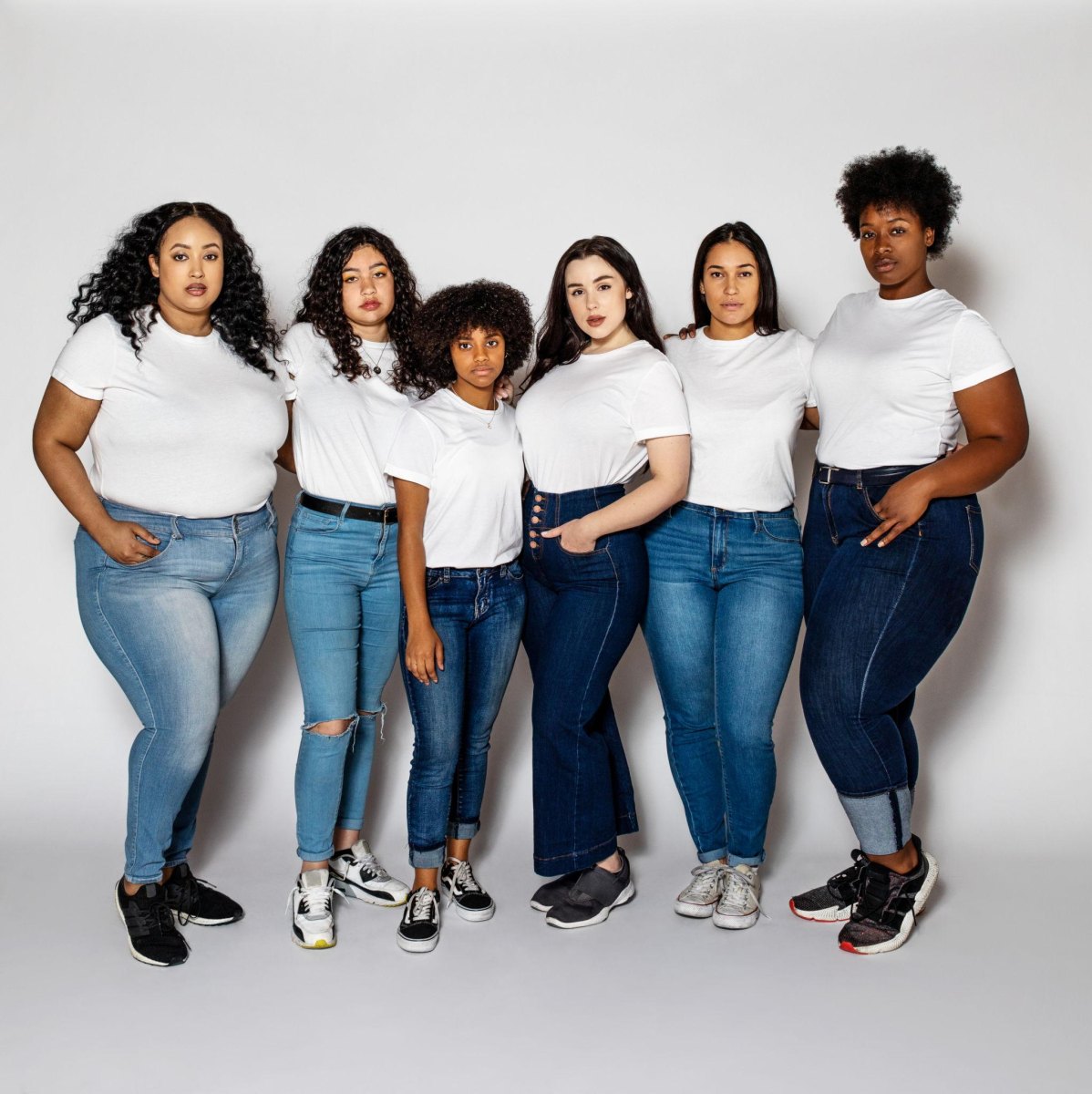 Diverse women group portrait