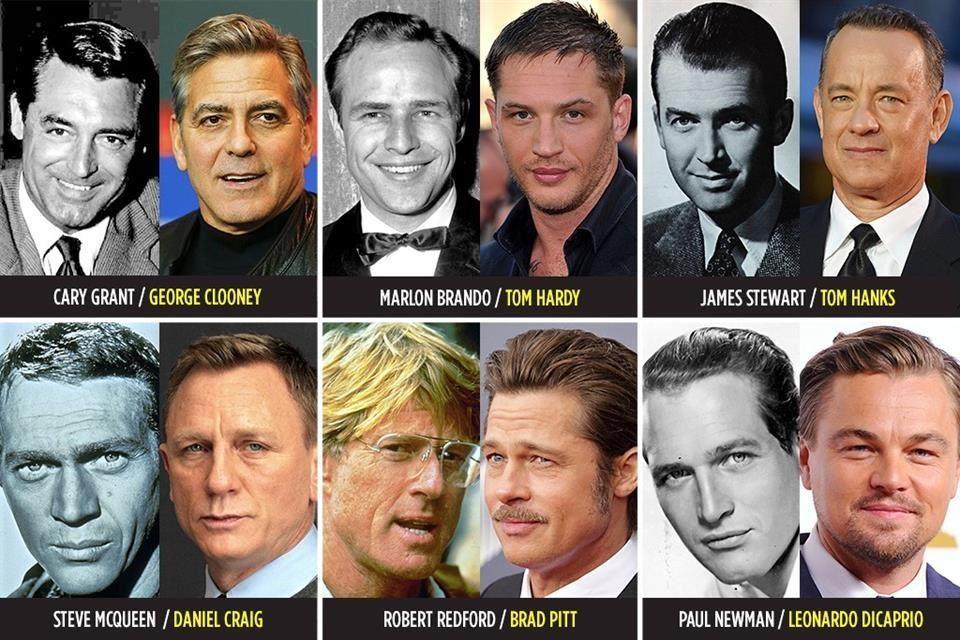 Movie stars from different eras