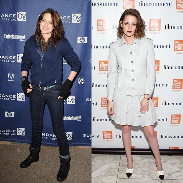 Celebrity style evolution