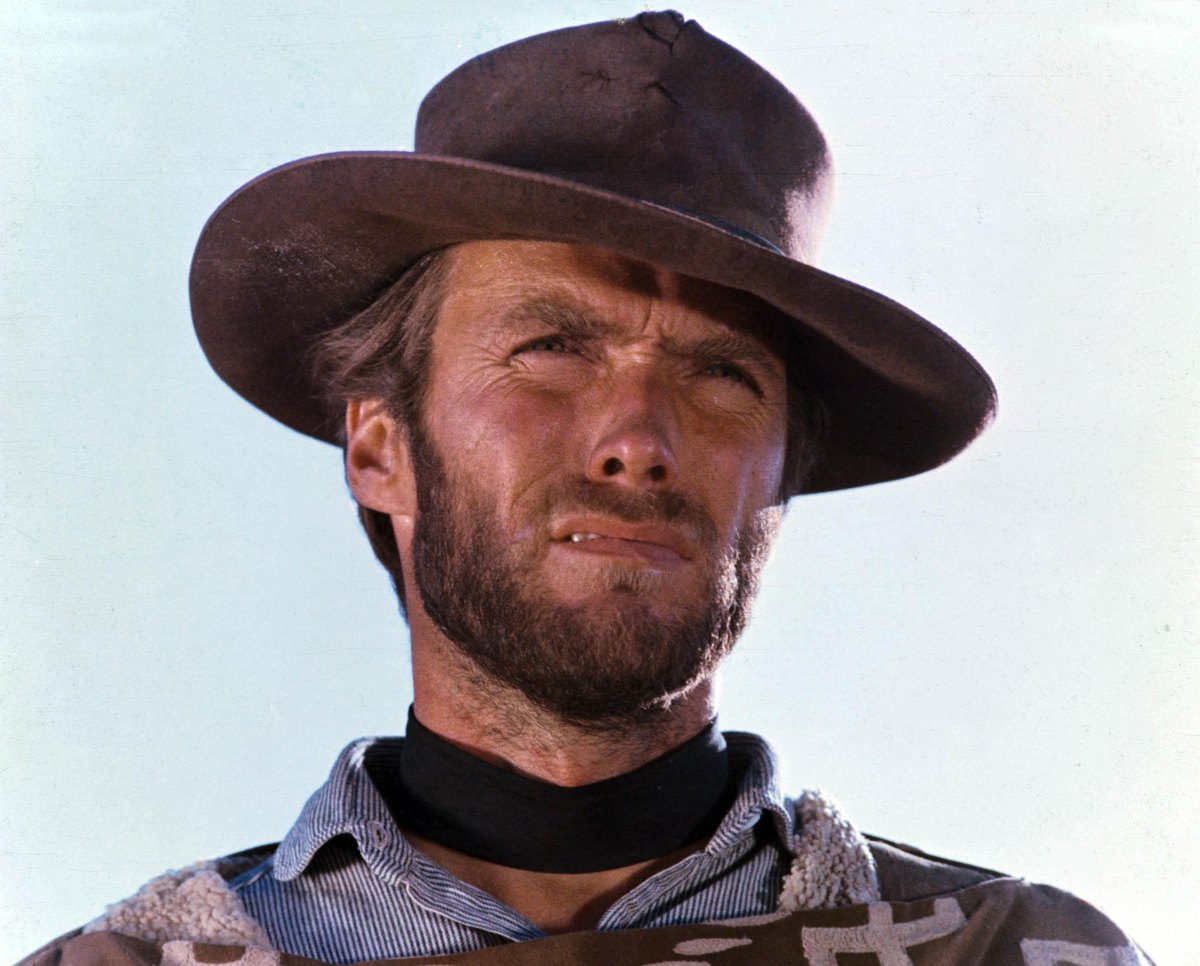 Clint Eastwood western film portrait