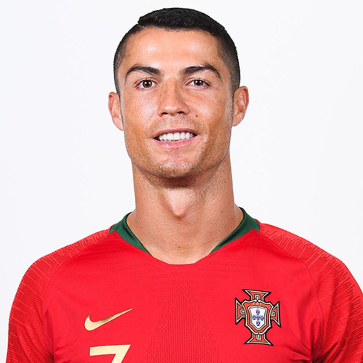 Cristiano Ronaldo football portrait