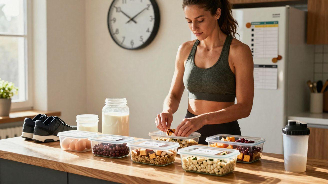 Healthy meals supporting active lifestyle