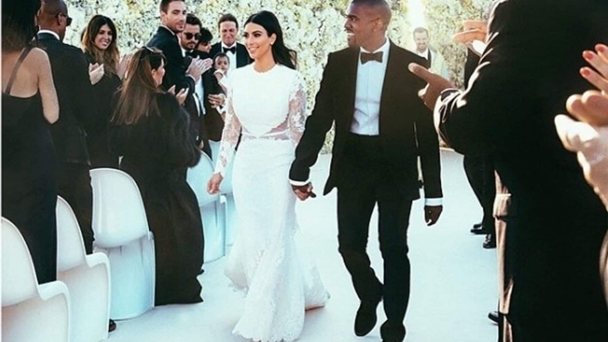 Kim Kardashian Kanye West wedding