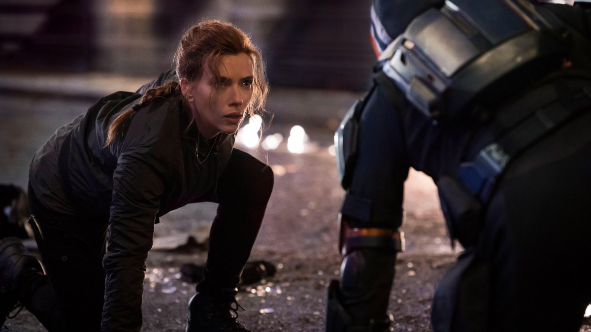 Scarlett Johansson Black Widow scene
