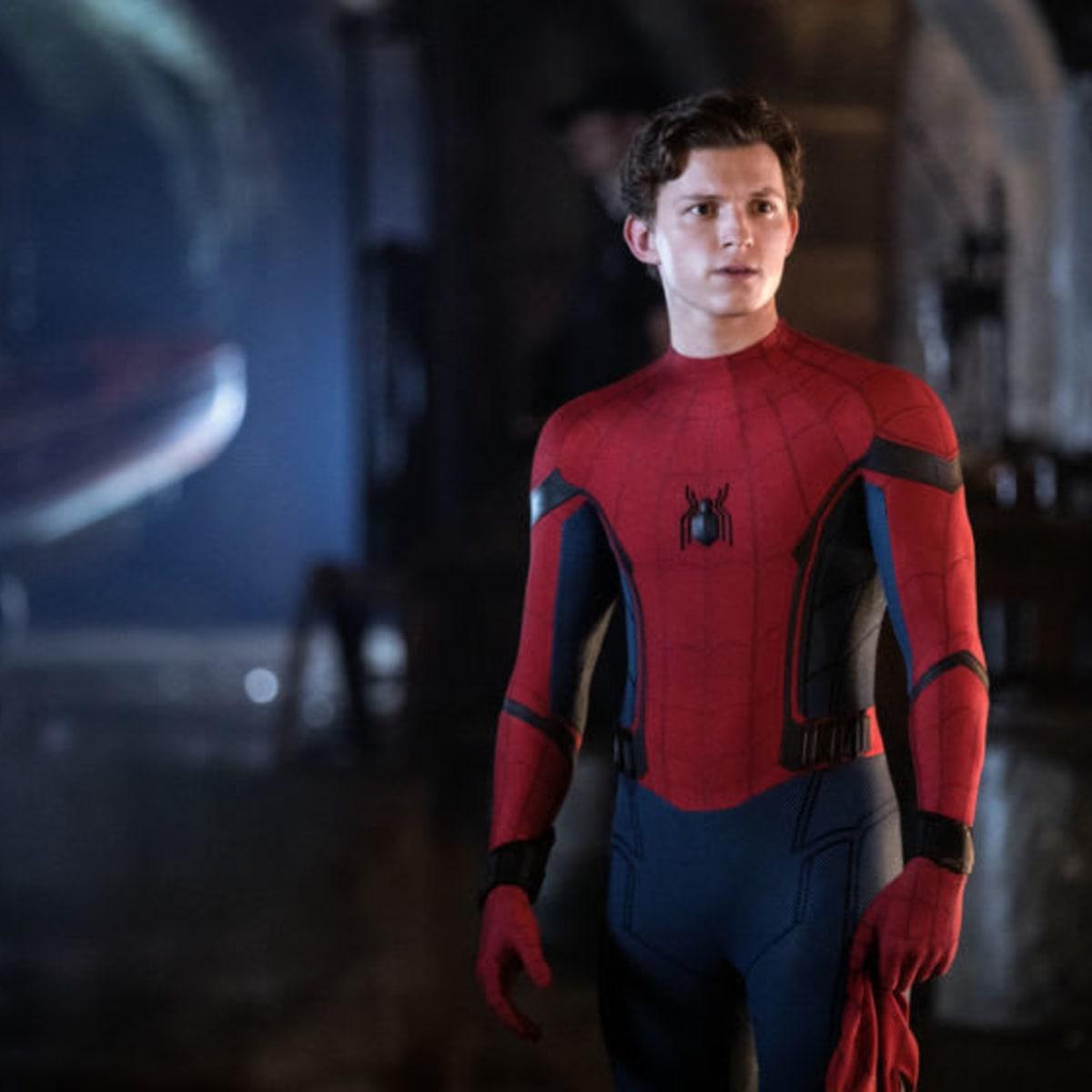 Tom Holland Spider Man scene