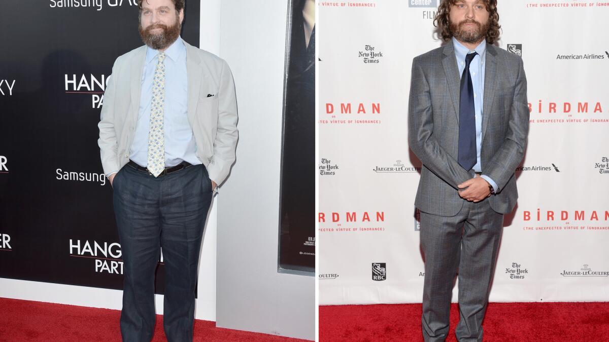 Zach Galifianakis transformation