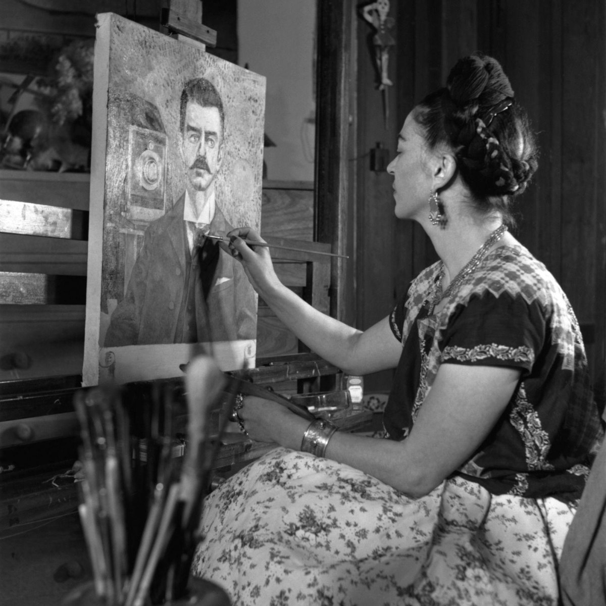 Frida Kahlo self portrait artwork