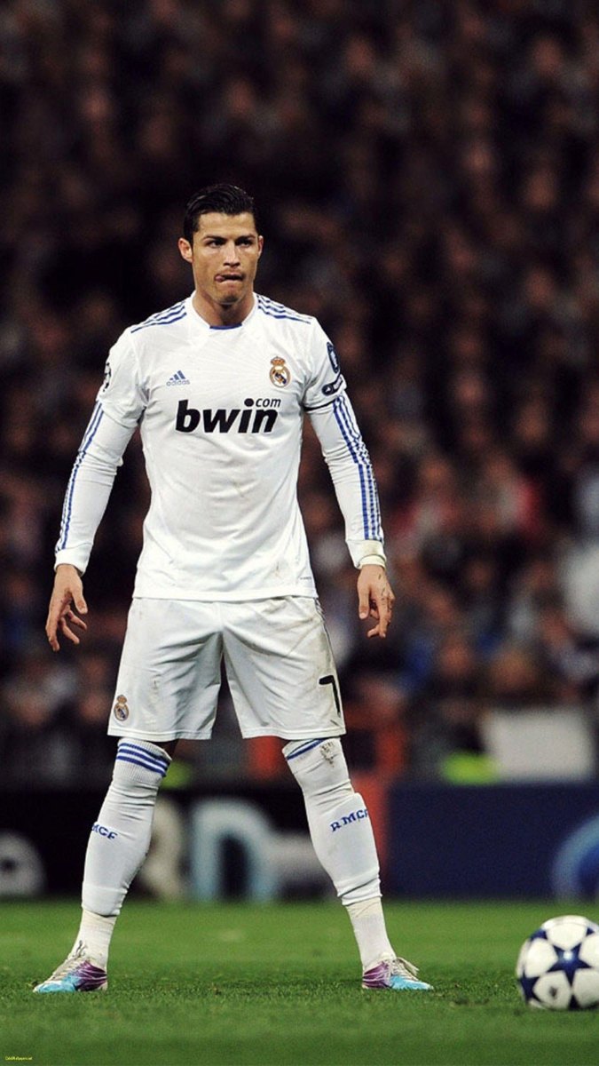 Cristiano Ronaldo standing full body footballer