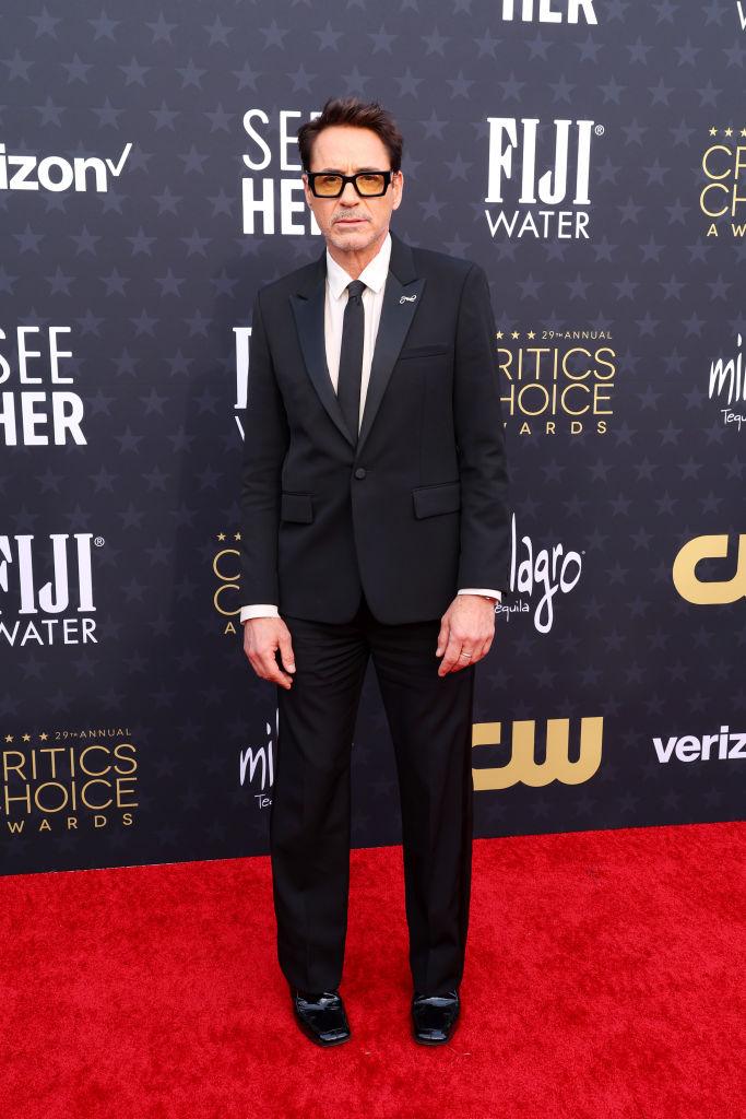 Robert Downey Jr standing actor