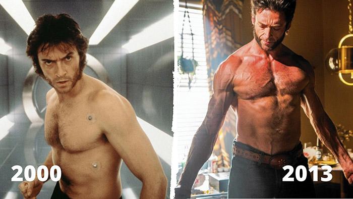 Hugh Jackman training for his Wolverine role