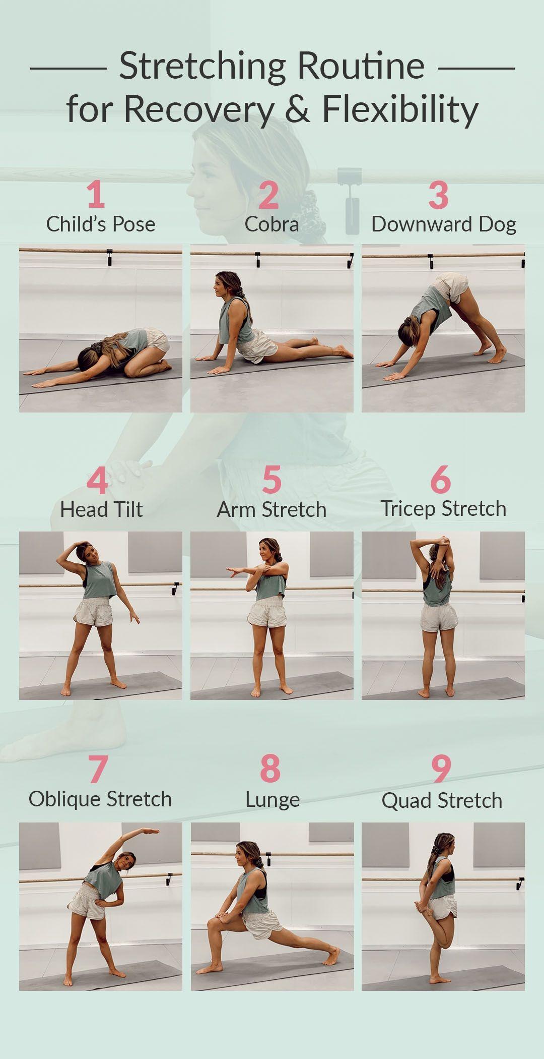 Stretching and mobility recovery fitness routine