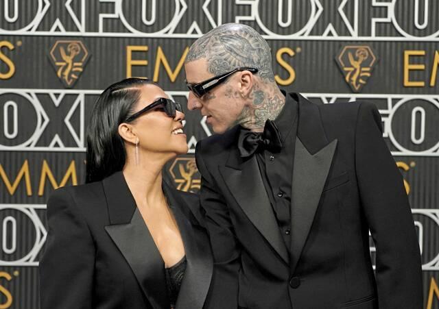 Kourtney Kardashian and Travis Barker couple