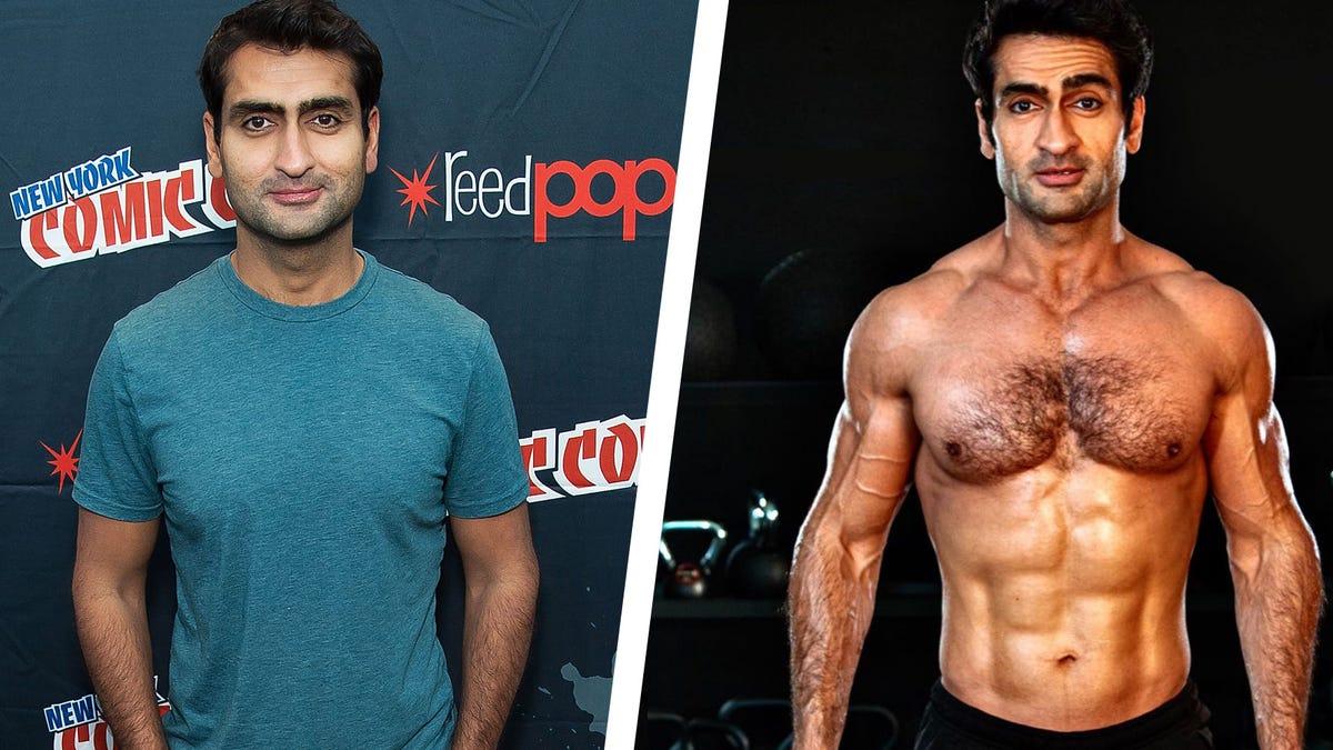 Kumail Nanjiani training for Eternals