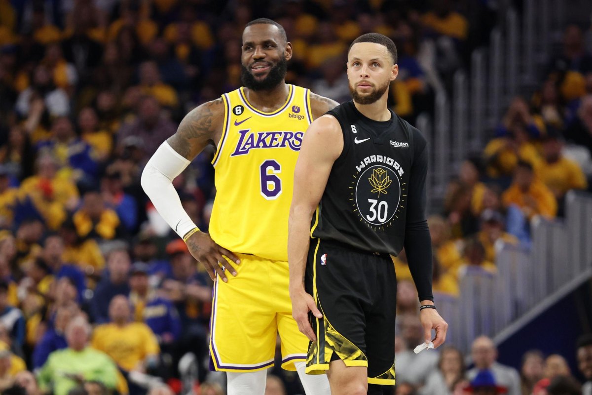 LeBron James and Stephen Curry