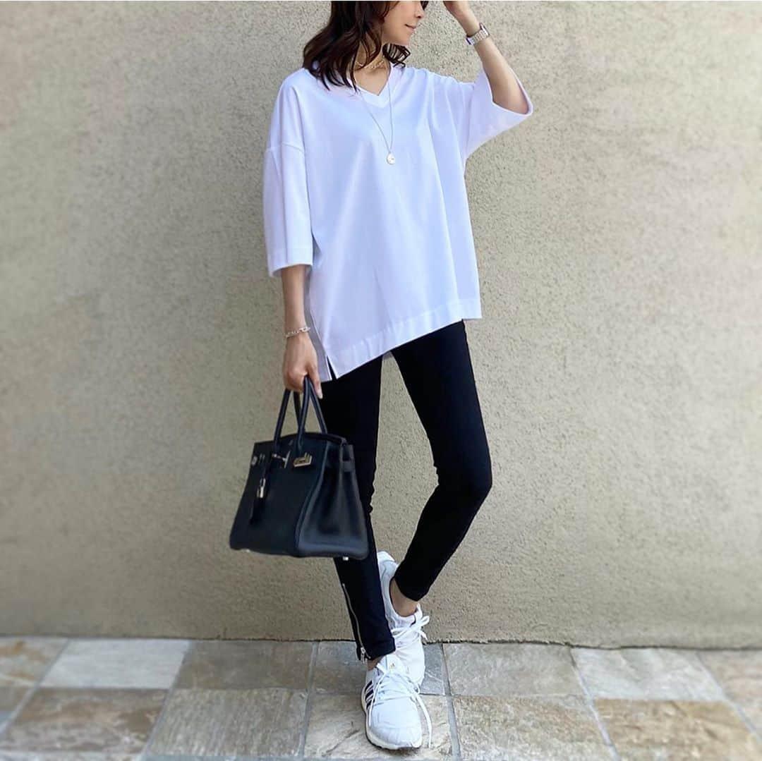 Leggings oversized top outfit