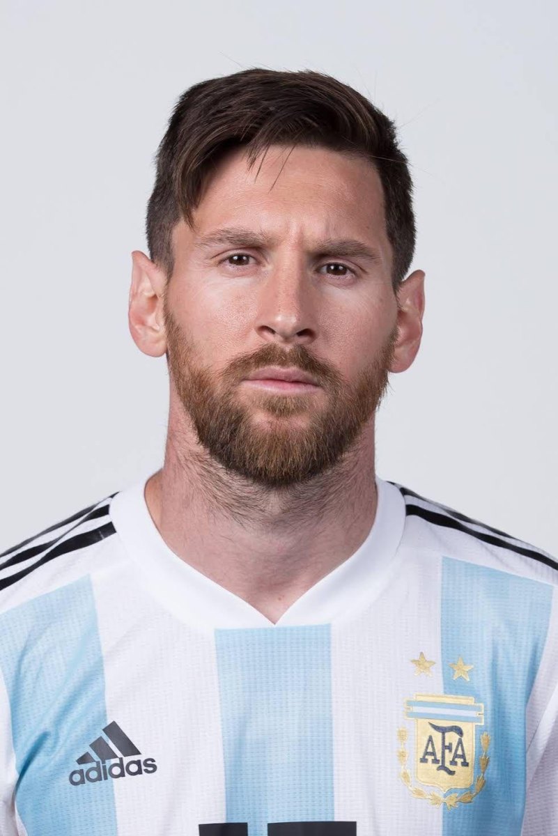 Lionel Messi football portrait