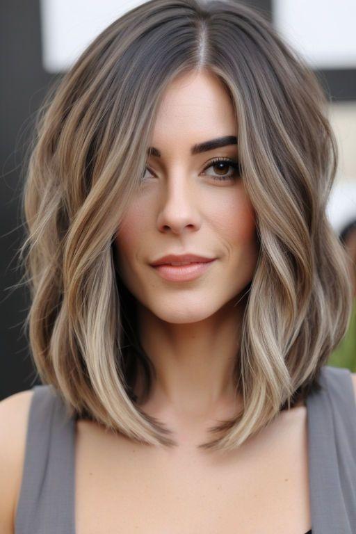 Long layered bob lob haircut