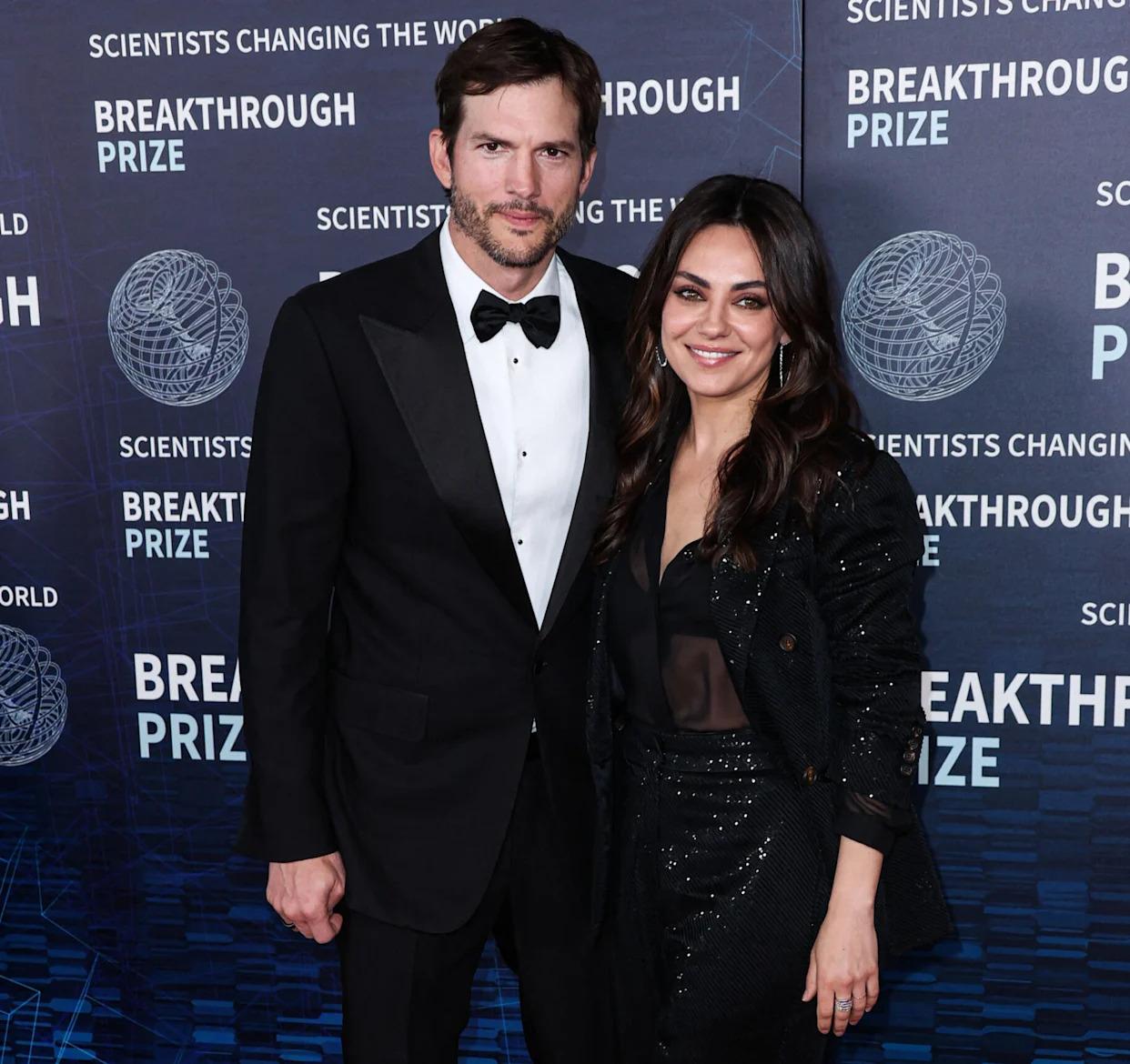 Mila Kunis and Ashton Kutcher event