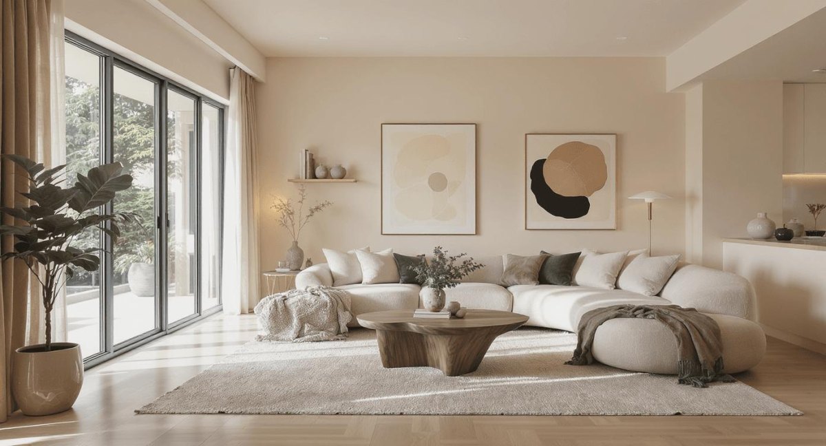 Minimalist celebrity home interior