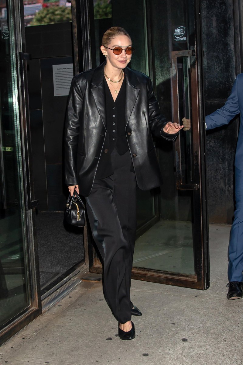 Celebrity monochrome outfit