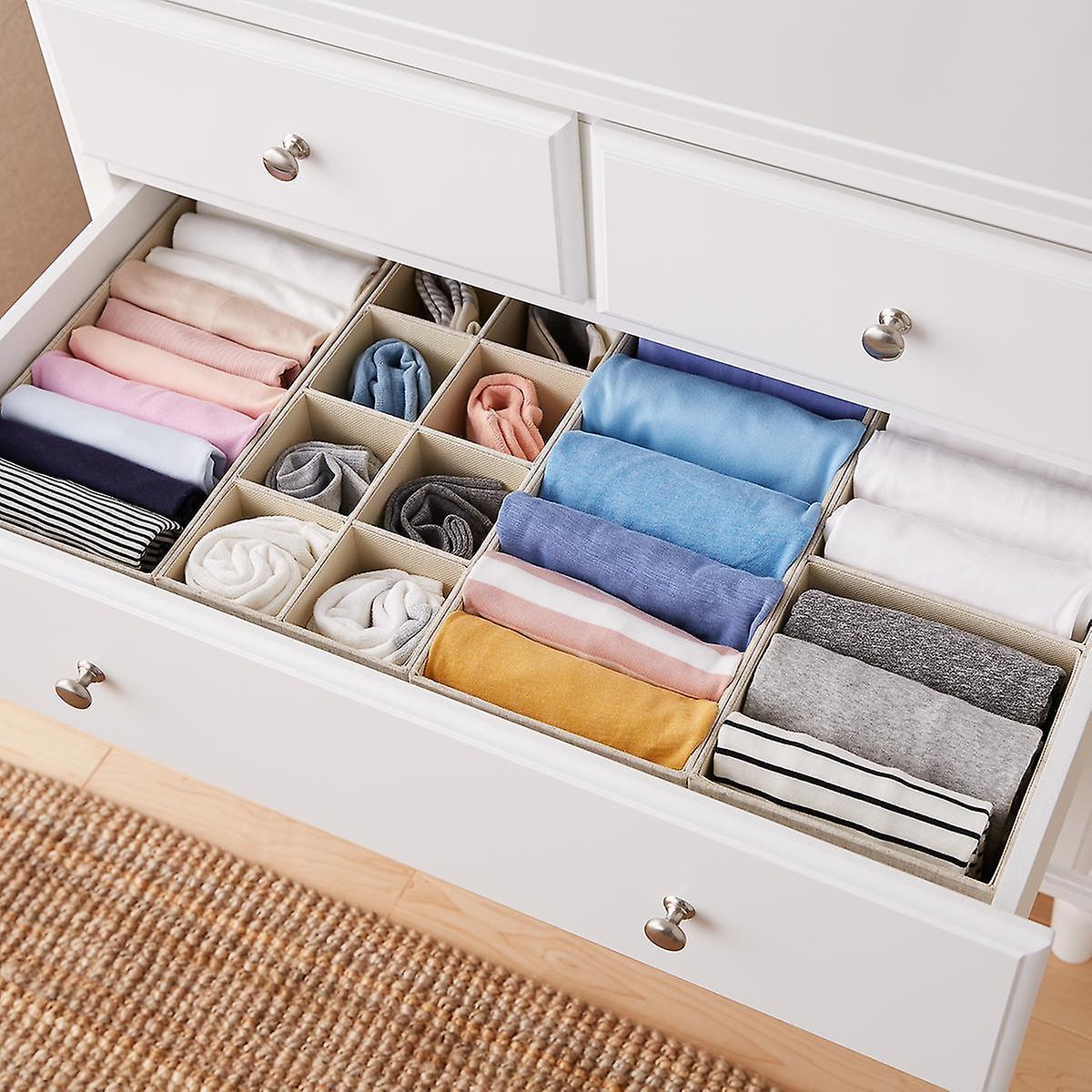 Drawer dividers for clothes