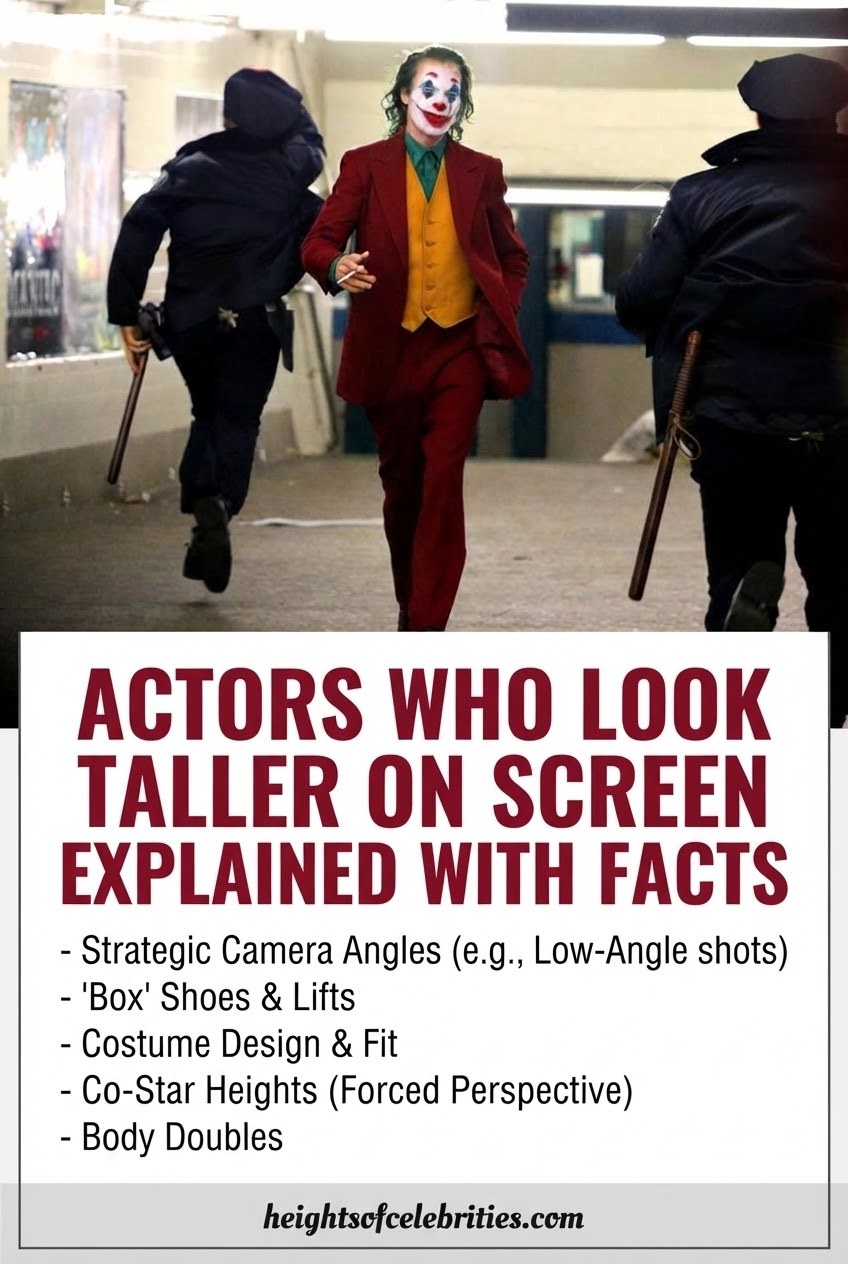Actors Who Look Taller On Screen Explained With Facts
