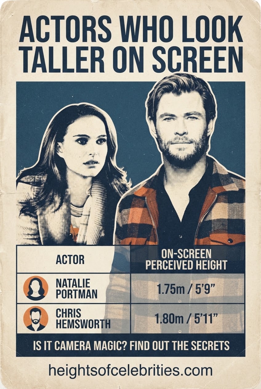 Actors Who Look Taller On Screen