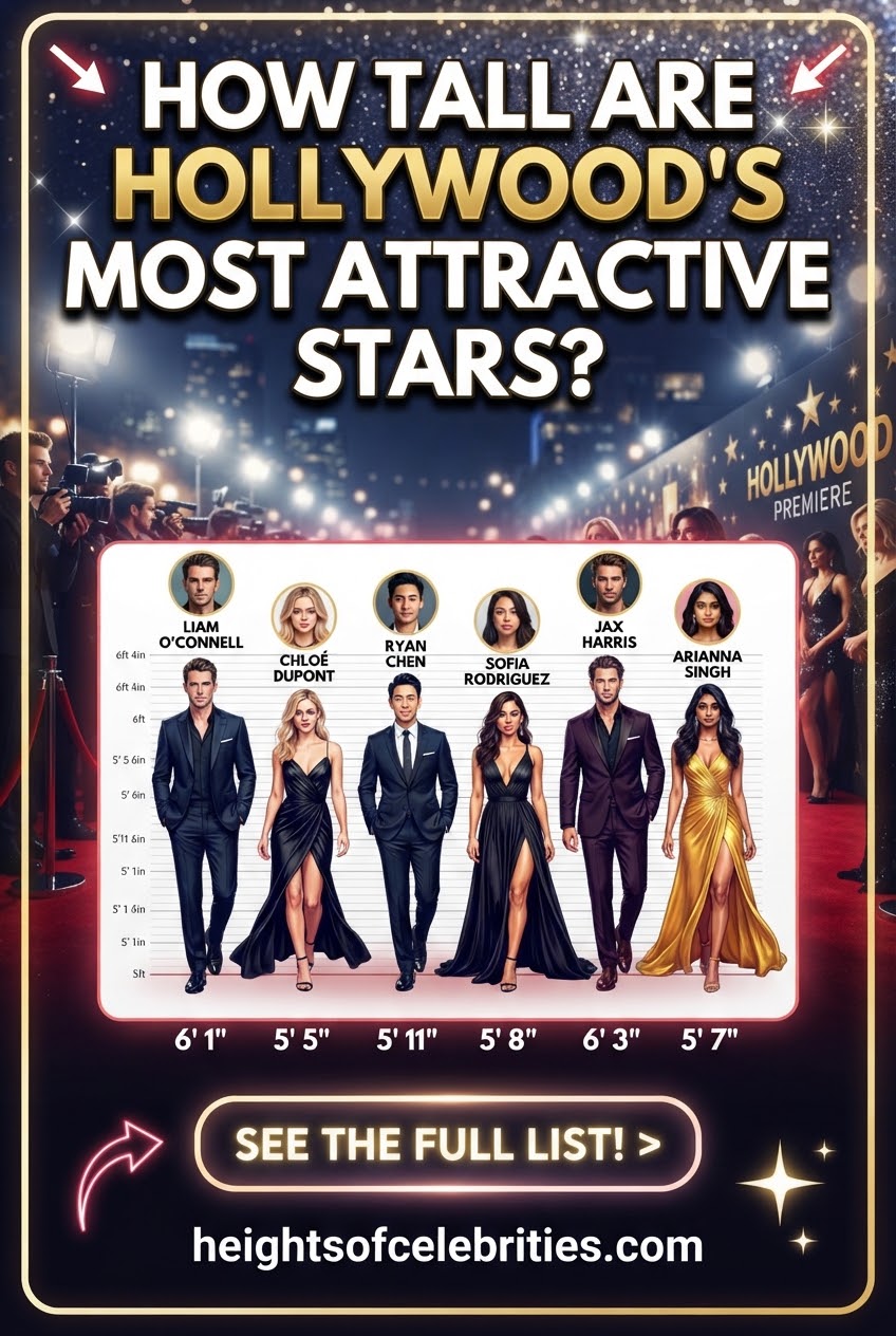 How Tall Are Hollywood’s Most Attractive Stars?