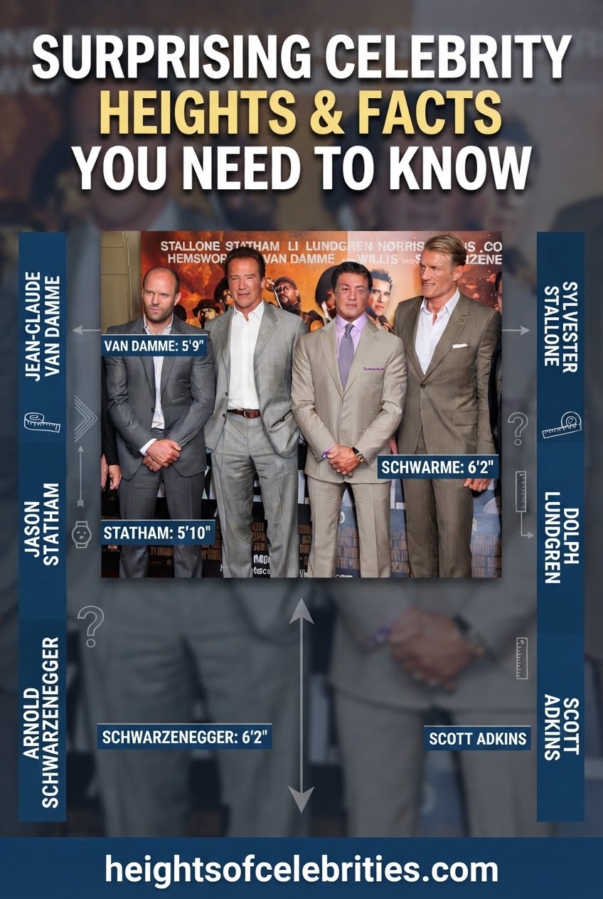 Surprising Celebrity Heights & Facts You Need To Know