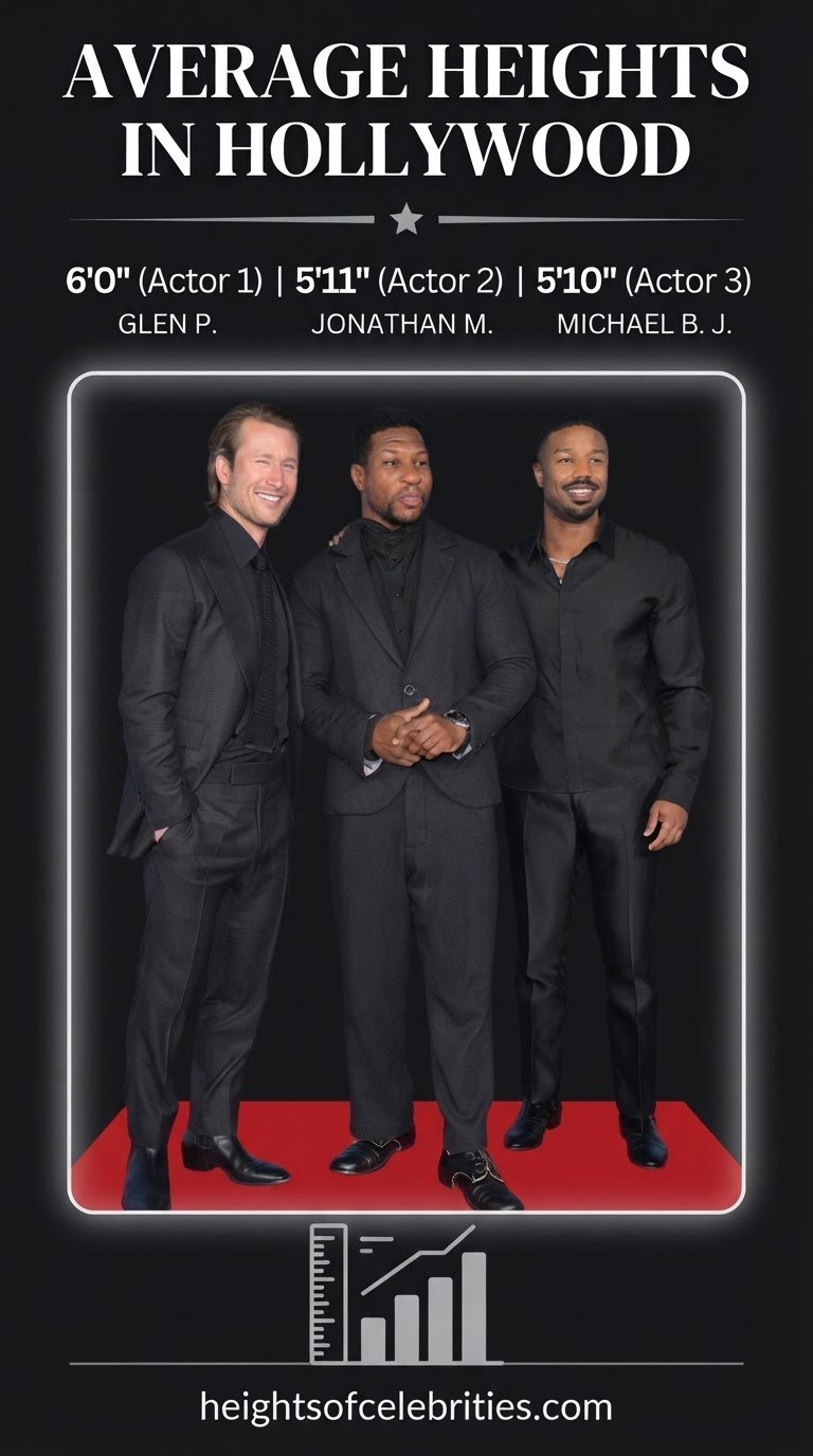 Average Heights In Hollywood
