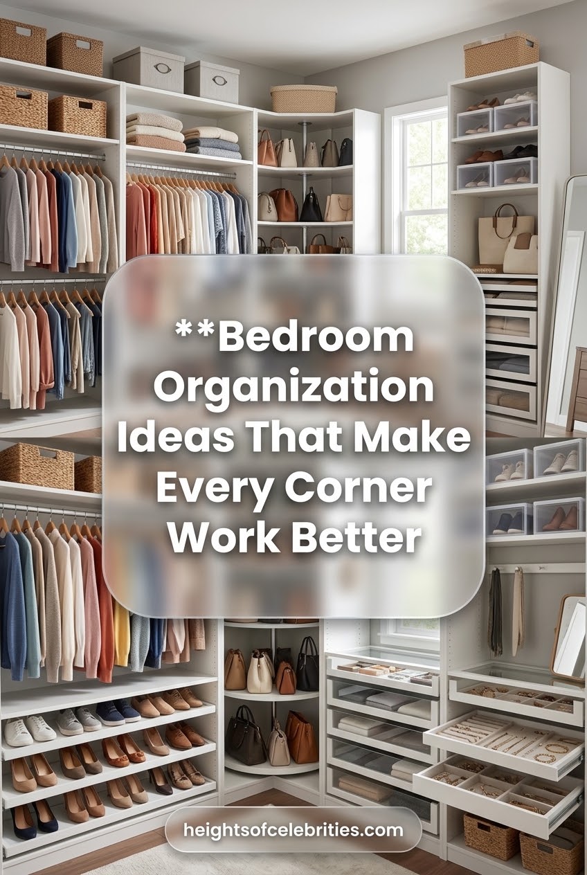 Bedroom Organization Ideas That Make Every Corner Work Better