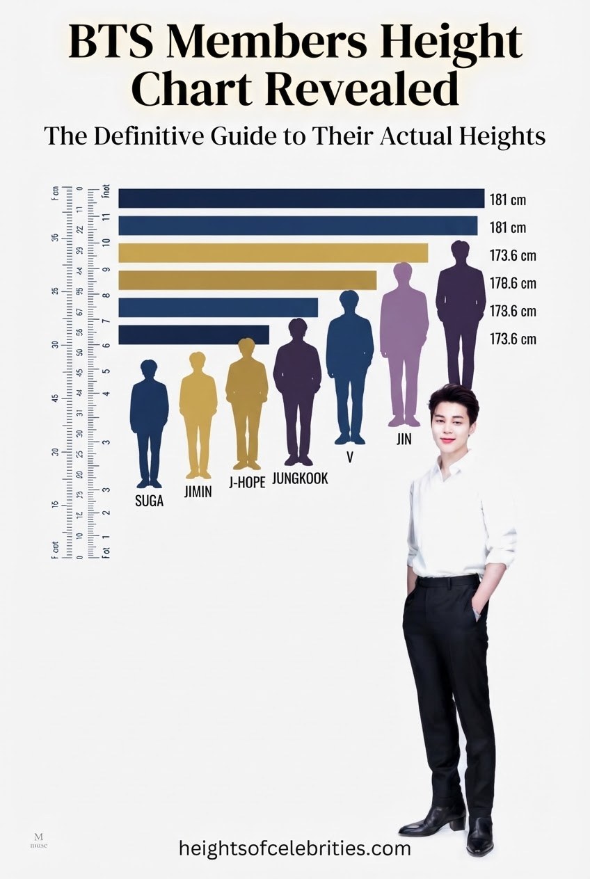 BTS Members Height Chart Revealed