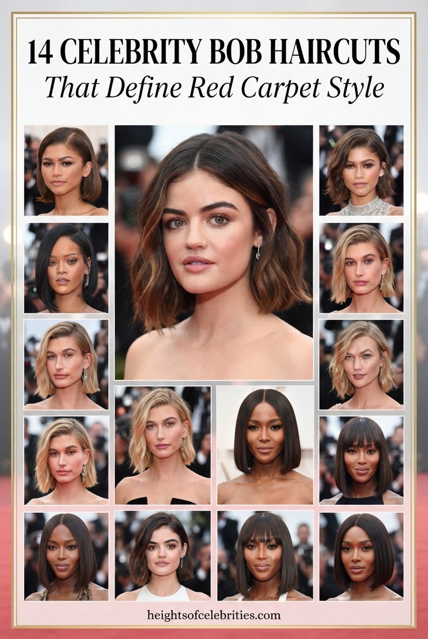 14 Celebrity Bob Haircuts That Define Red Carpet Style