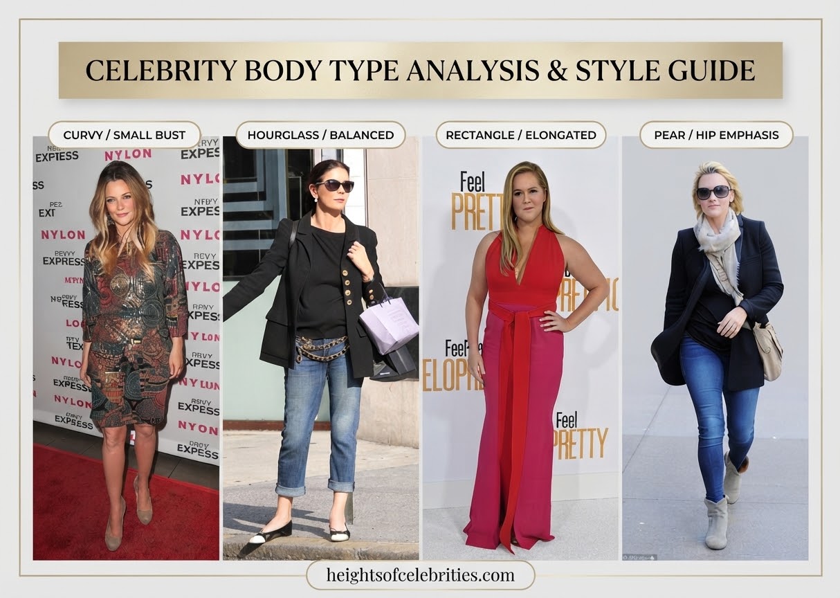 Celebrity Body Type Analysis & Style Guide