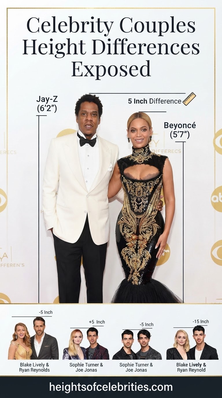 Celebrity Couples Height Differences Exposed