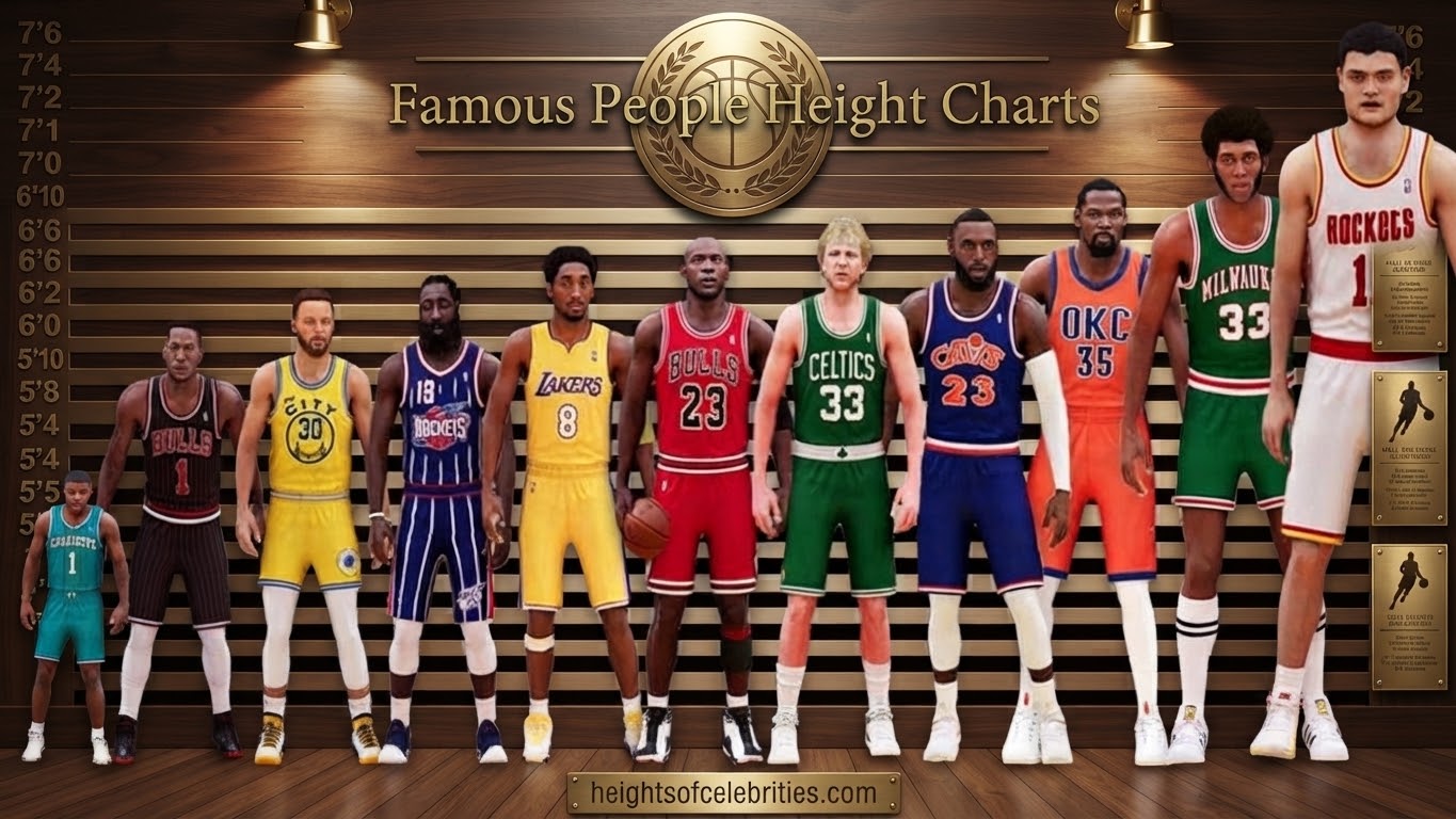 Famous People Height Charts