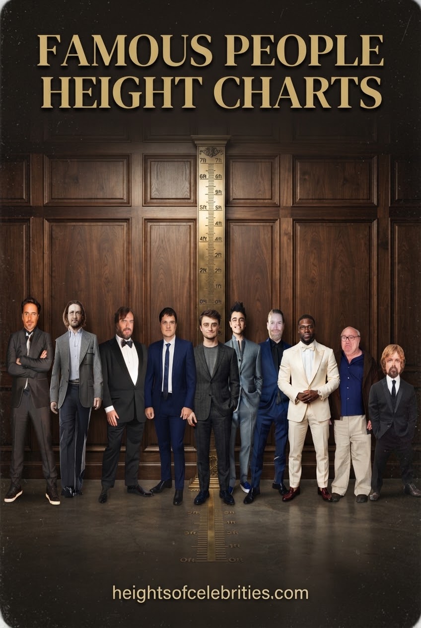 Famous People Height Charts