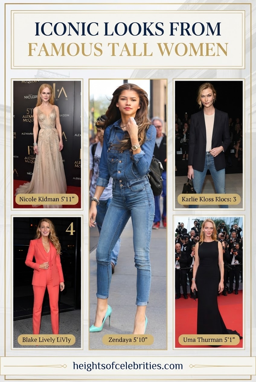 Iconic Looks From Famous Tall Women
