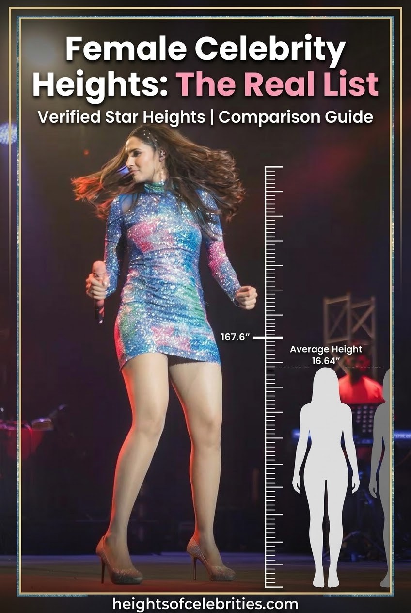 Female Celebrity Heights: The Real List