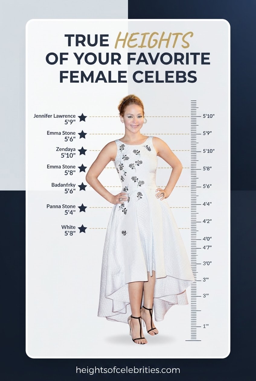 True Heights of Your Favorite Female Celebs