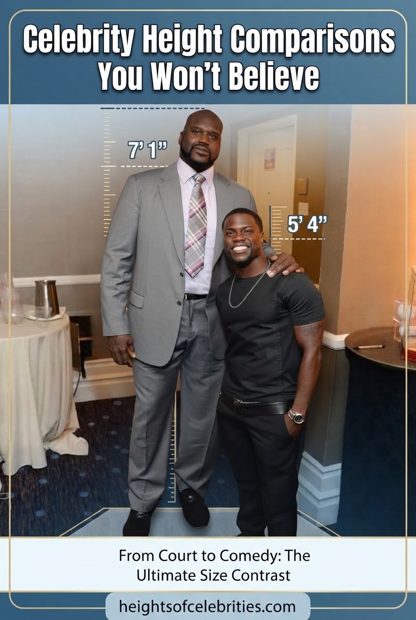 Celebrity Height Comparisons You Won't Believe